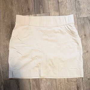 Columbia Cream Pull-On Mini Skirt